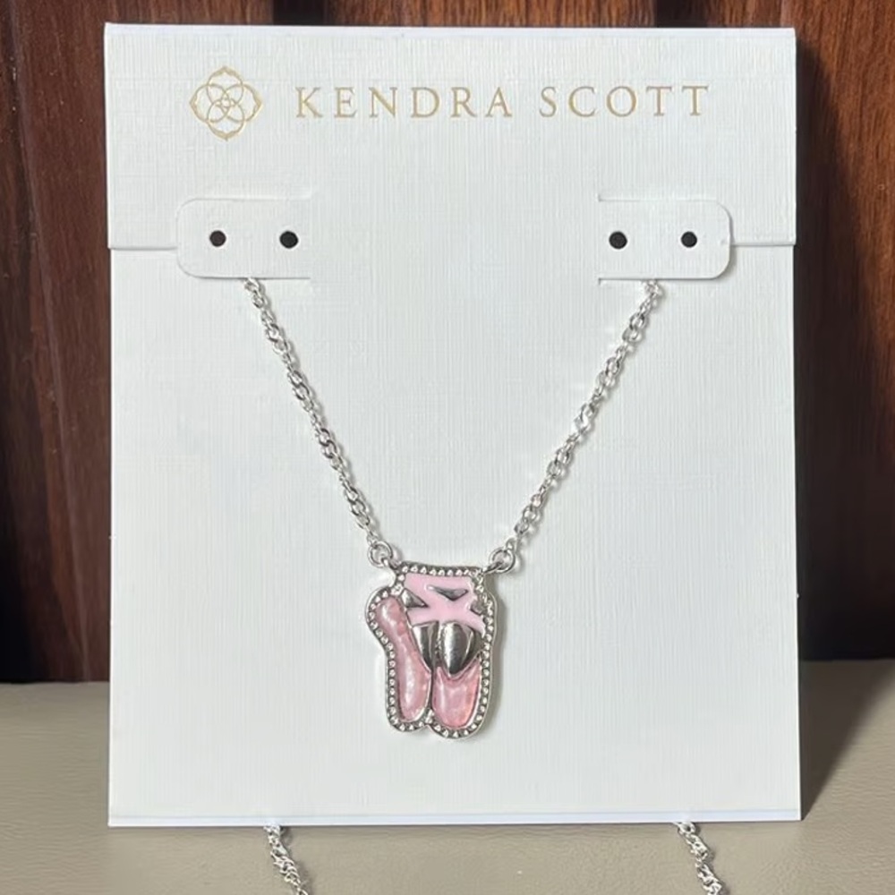 Kendra Scott Ballet Silver Pendant Necklace
